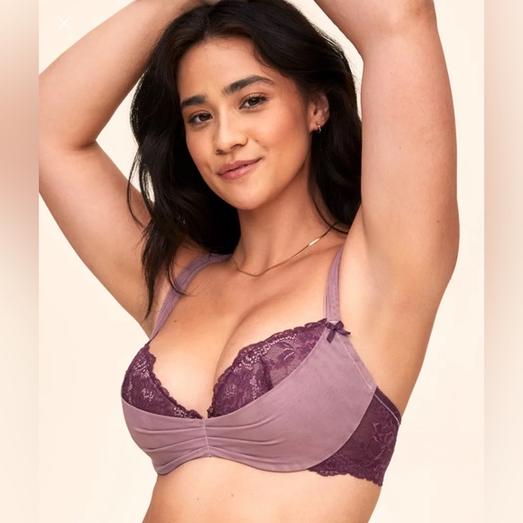 NWT Adore Me Womens Contour Lavender Lace Bra - Picture 2 of 2